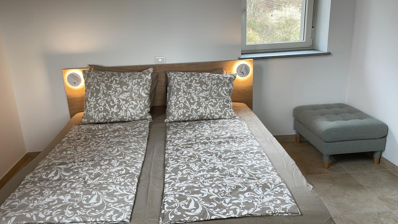 La camera da letto principale di Casa alla Croce